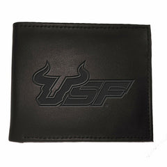South Florida University , Bi-Fold Wallet, Black - Collegiate Home