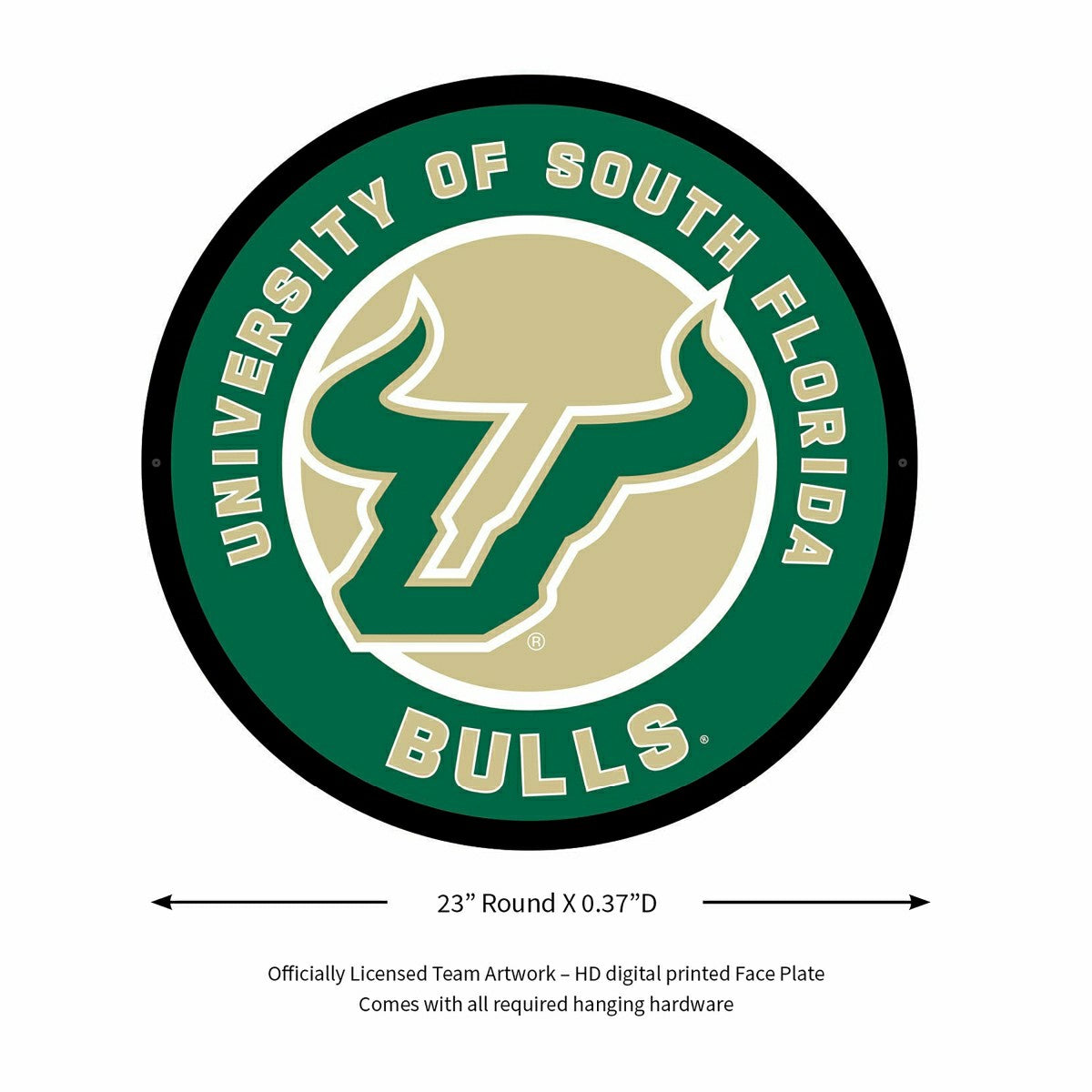 LED Wall Decor, Round, University of South Florida - Collegiate Home