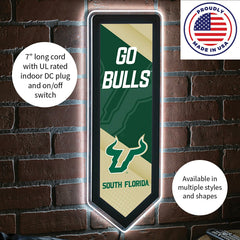 LED Wall Decor, Pennant, University of South Florida - Collegiate Home
