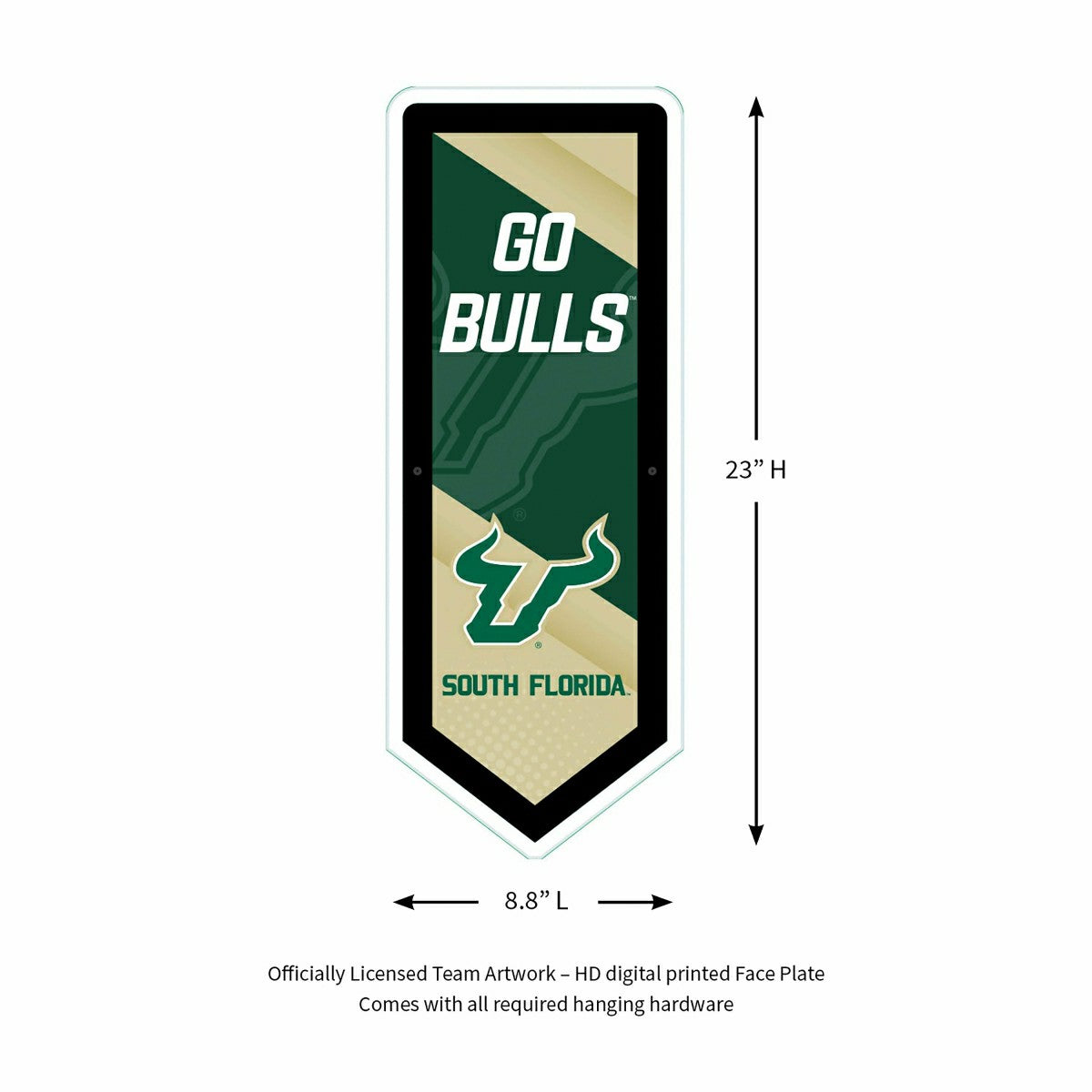 LED Wall Decor, Pennant, University of South Florida - Collegiate Home