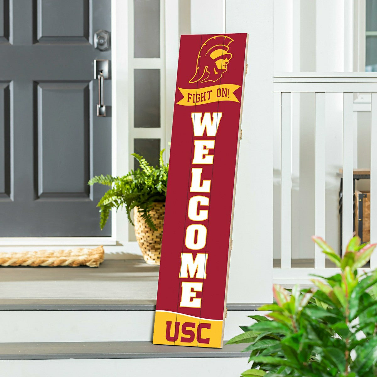 University of Southern California Large Single Sided Leaner, 46" - Collegiate Home
