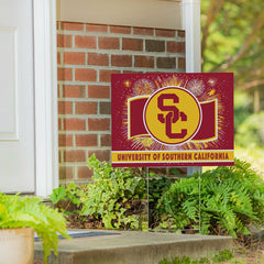 University of Southern California Yard Sign, Patriotic - Collegiate Home