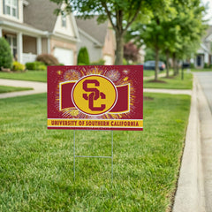 University of Southern California Yard Sign, Patriotic - Collegiate Home