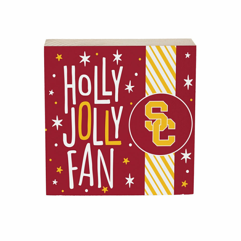 University of Southern California Block, Holiday, 6x6 - Collegiate Home