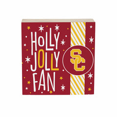 University of Southern California Block, Holiday, 6x6 - Collegiate Home