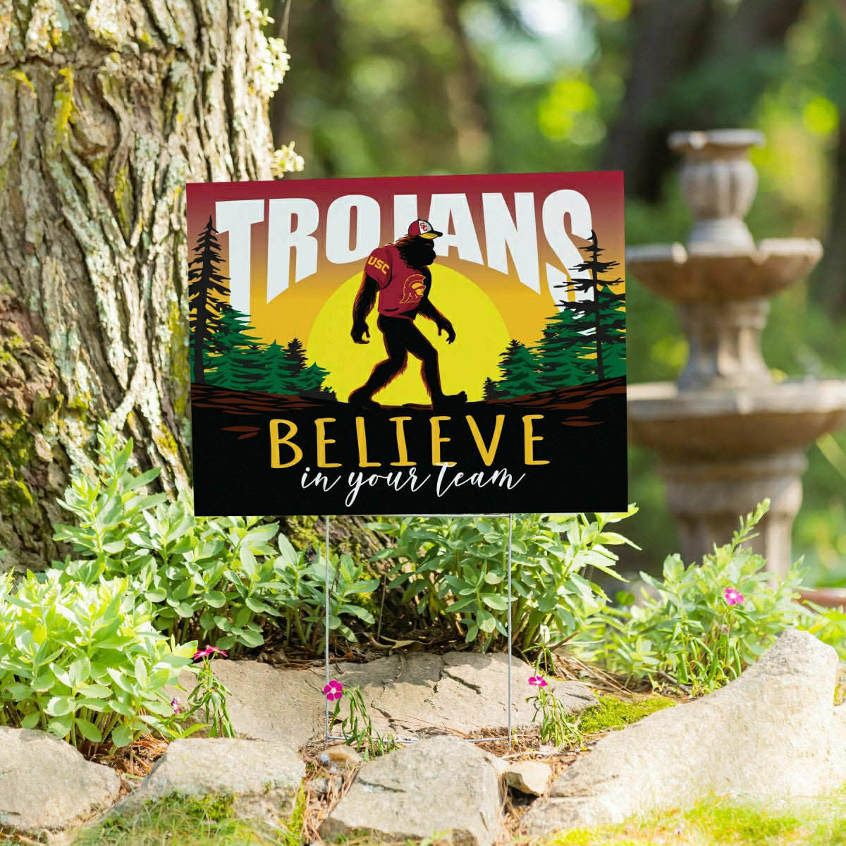 University of Southern California Yard Sign, Bigfoot - Collegiate Home