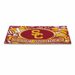 University of Southern California Holiday PVC Mat, 28"x16" - Collegiate