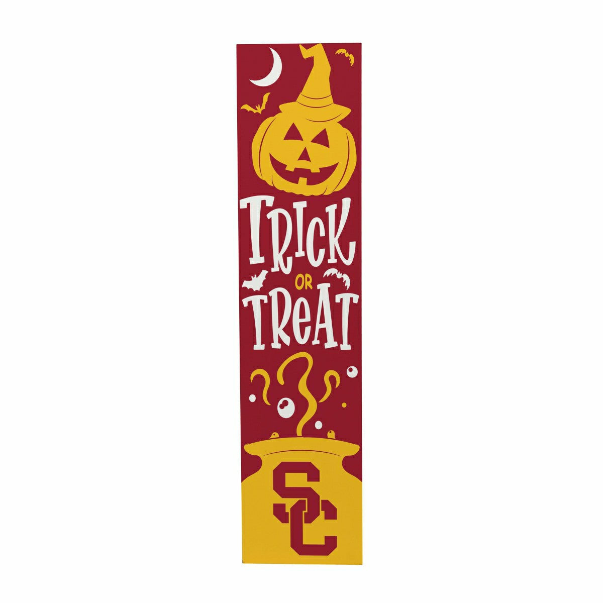 47" Double Sided Leaner, University of Southern California, Halloween - Collegiate Home