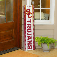47" Double Sided Leaner, University of Southern California, Christmas - Collegiate Home