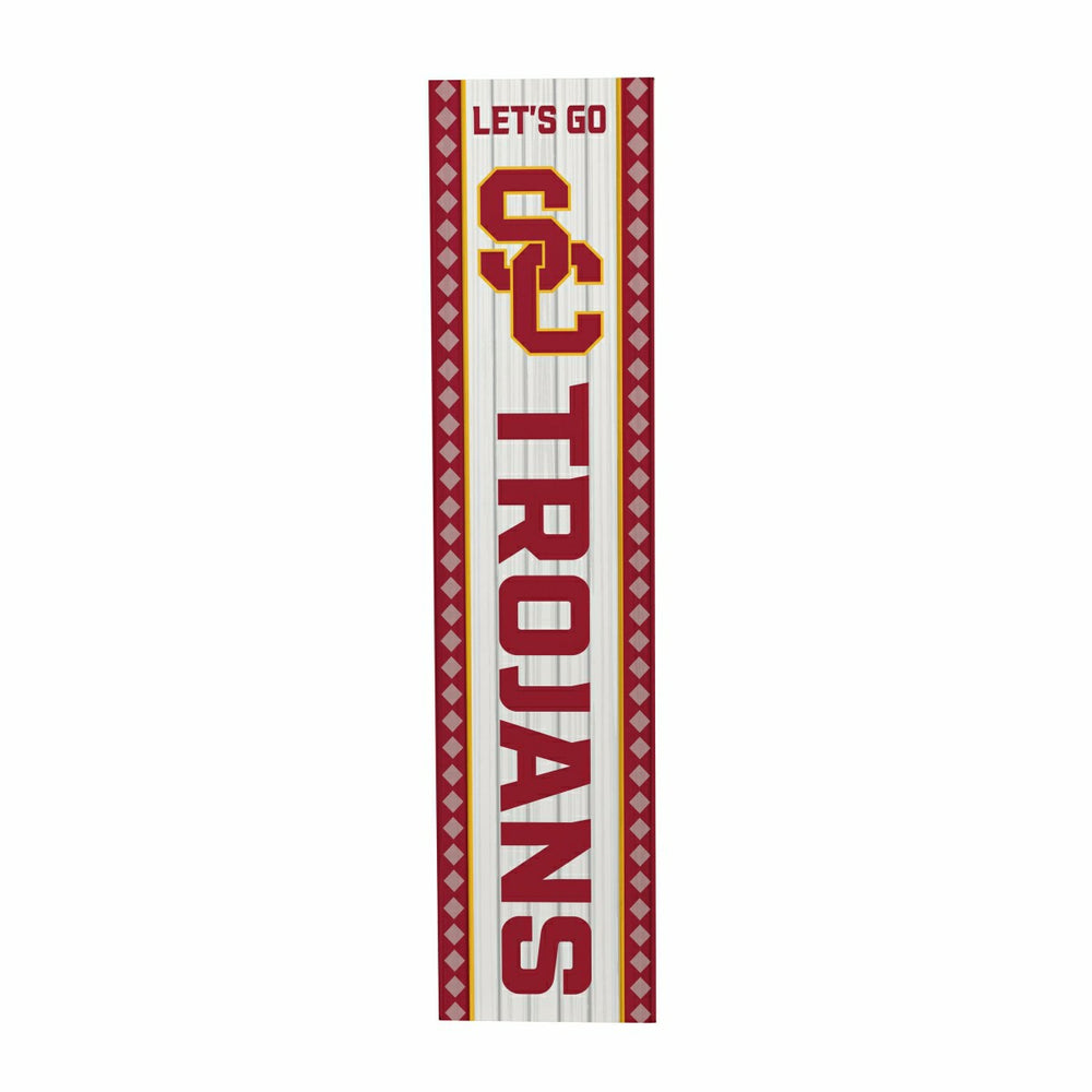 47" Double Sided Leaner, University of Southern California, Christmas - Collegiate Home