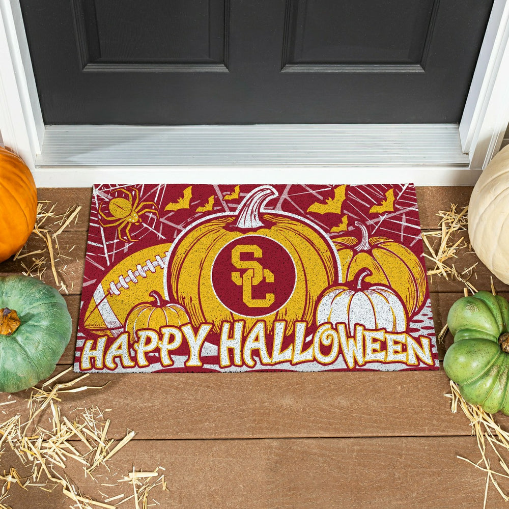 University of Southern California Halloween PVC Mat, 28"x16" - Collegiate