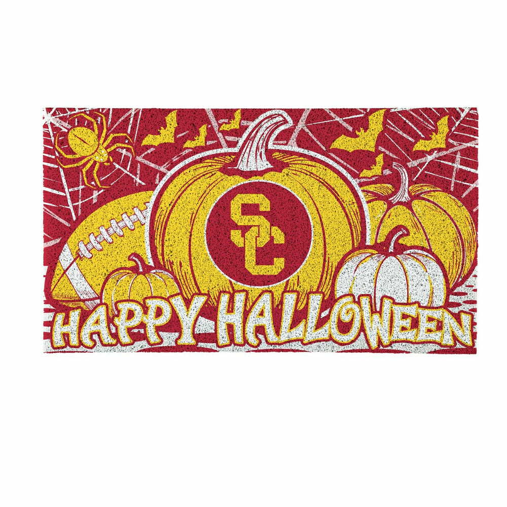 University of Southern California Halloween PVC Mat, 28"x16" - Collegiate