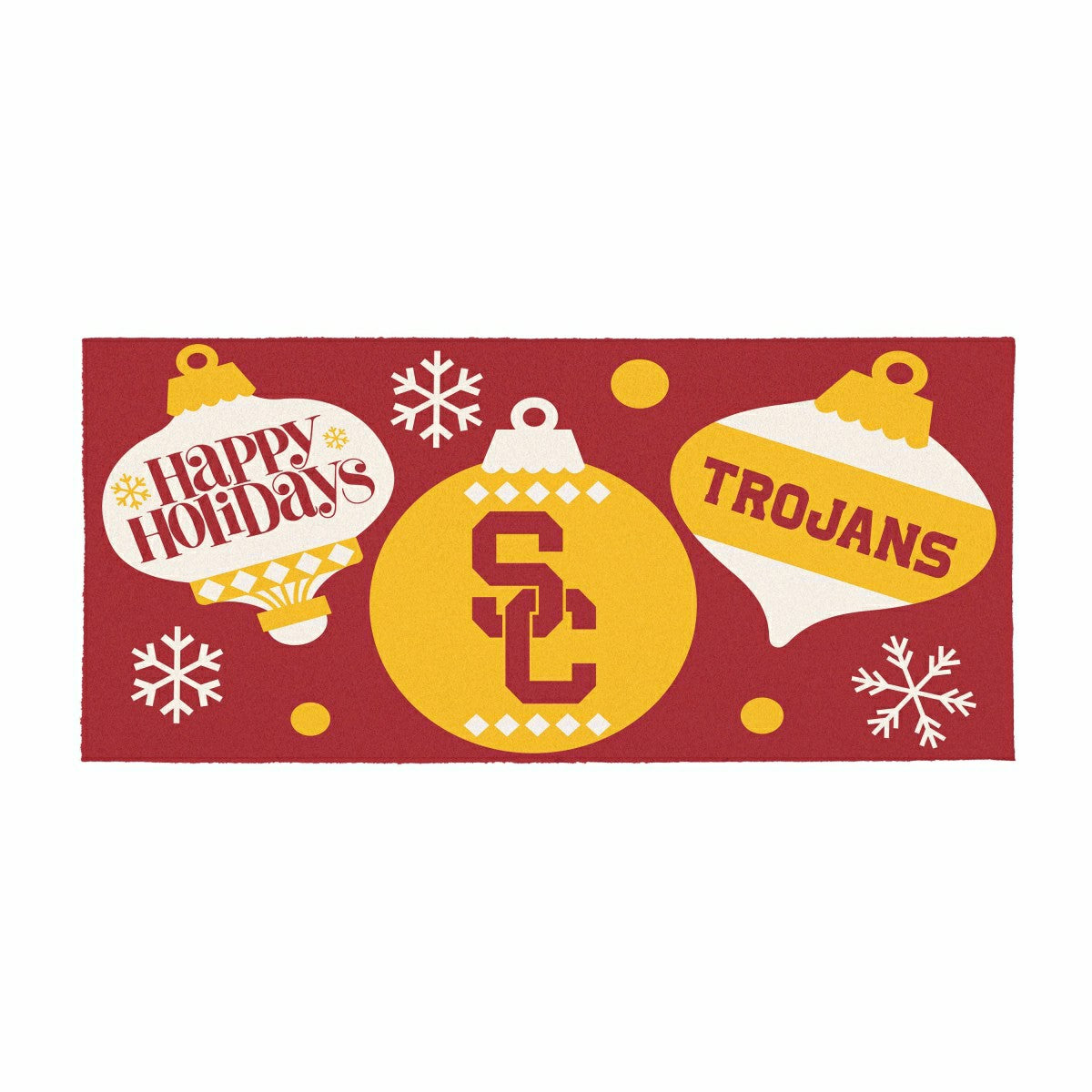 University of Southern California Holiday Flocked Coir Sassafras Switc - Collegiate