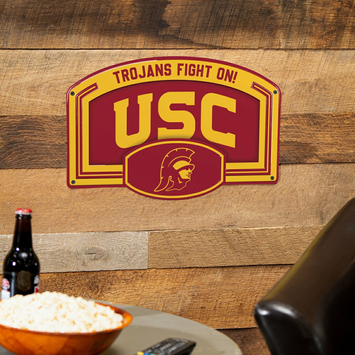 University of Southern California USA Embossed Steel Wall Sign, 11" x  - Collegiate Home
