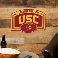 University of Southern California USA Embossed Steel Wall Sign, 11" x  - Collegiate Home