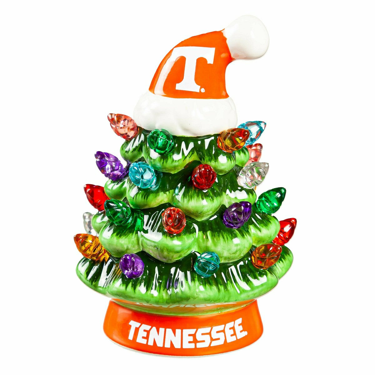 4" Mini LED Tabletop Christmas Tree, Set of 2, University of Tennessee - Collegiate Home