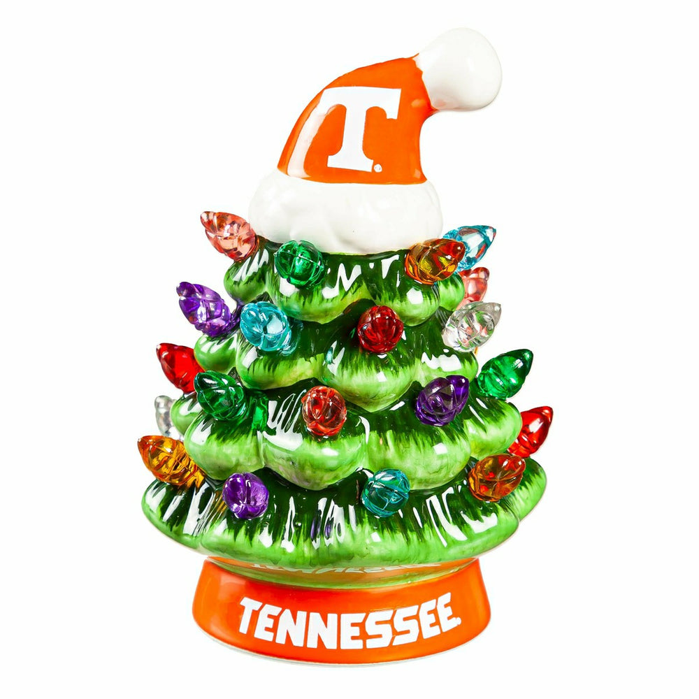 4" Mini LED Tabletop Christmas Tree, Set of 2, University of Tennessee - Collegiate Home