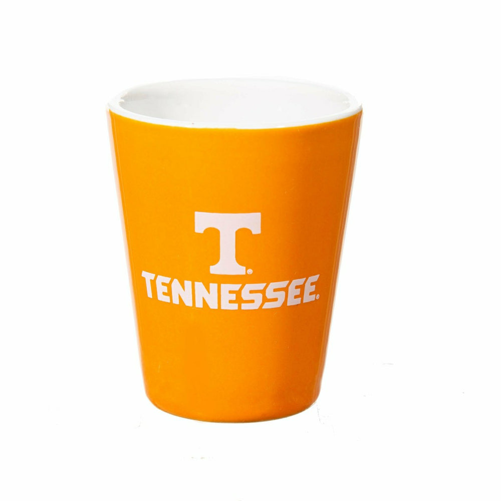 University of Tennessee 4-Piece Ceramic and Glass 2oz. Shot Glass Set - Collegiate Home