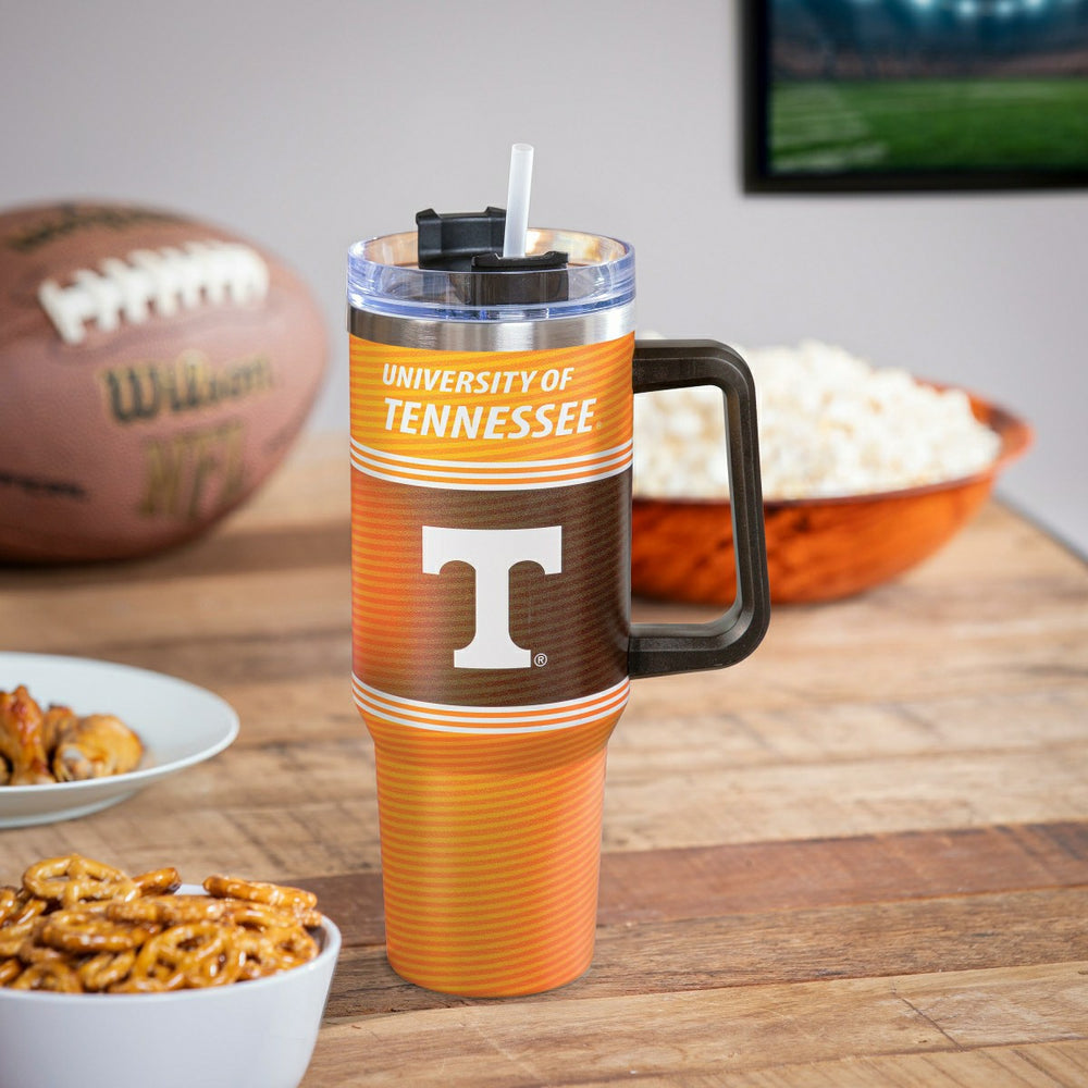 40oz Stainless Steel Canyon Cup w/ Straw, University of Tennessee - Collegiate Home