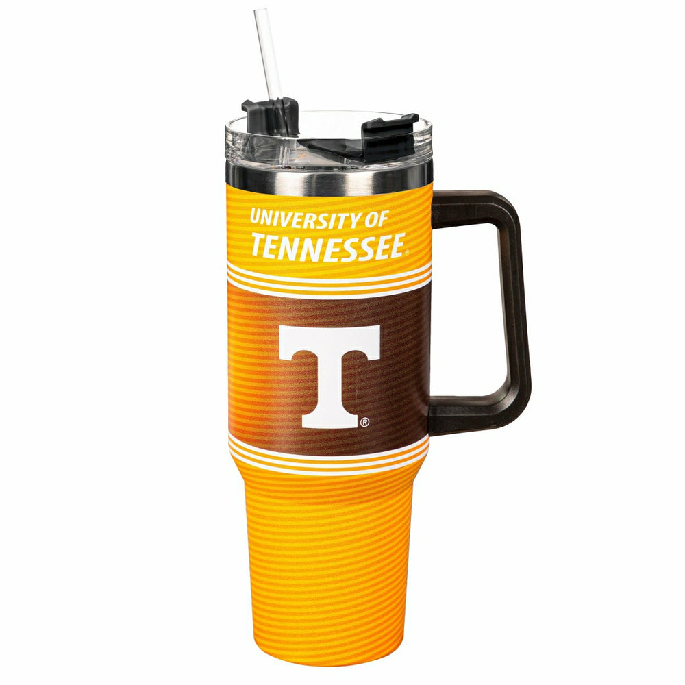 40oz Stainless Steel Canyon Cup w/ Straw, University of Tennessee - Collegiate Home