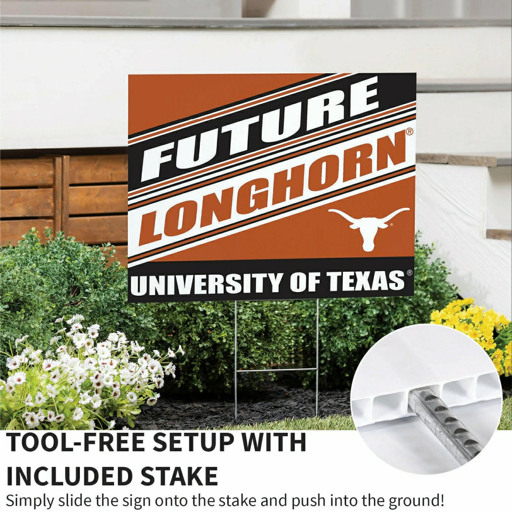 University of Texas Coroplast Yard Sign, Future Student - Collegiate Home