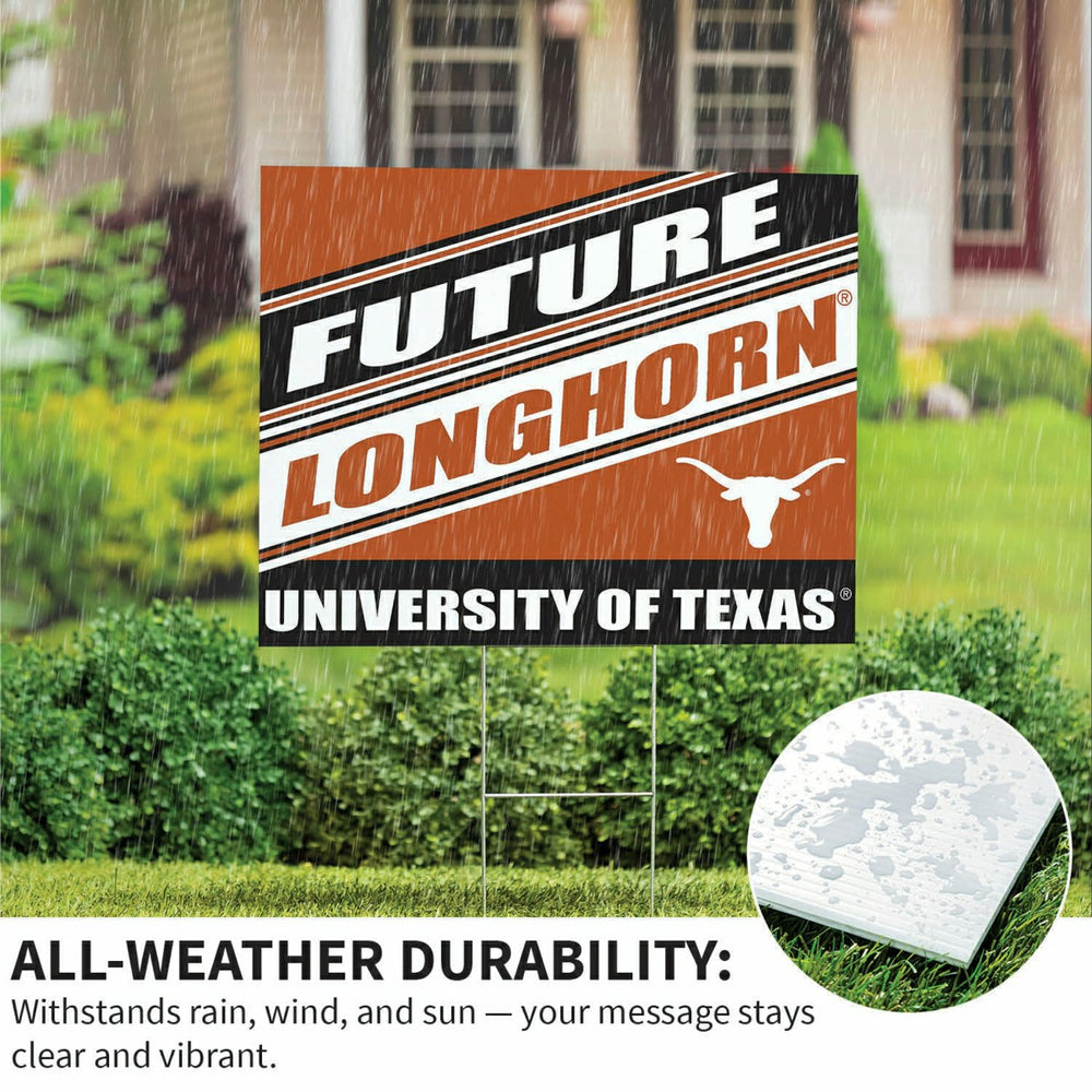 University of Texas Coroplast Yard Sign, Future Student - Collegiate Home