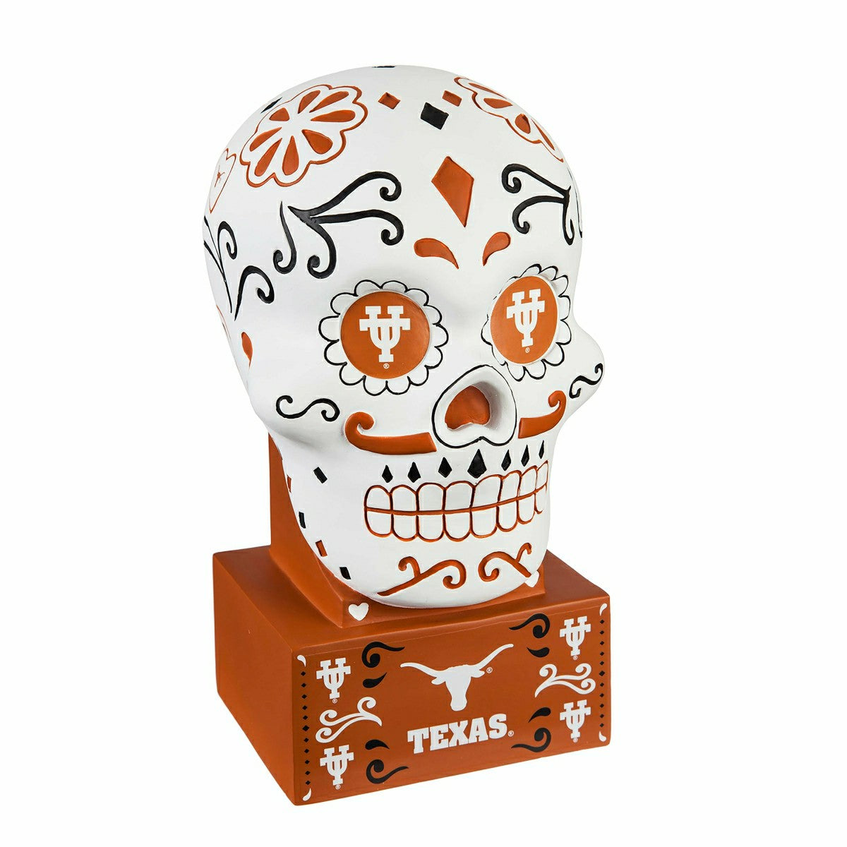 University of Texas, Sugar Skull Statue - Collegiate Home
