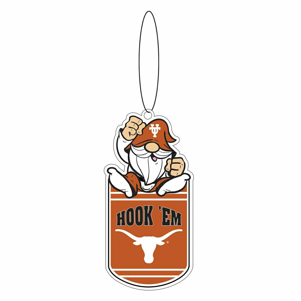 University of Texas Gift Tag Ornament, Gnome Fan - Collegiate Home