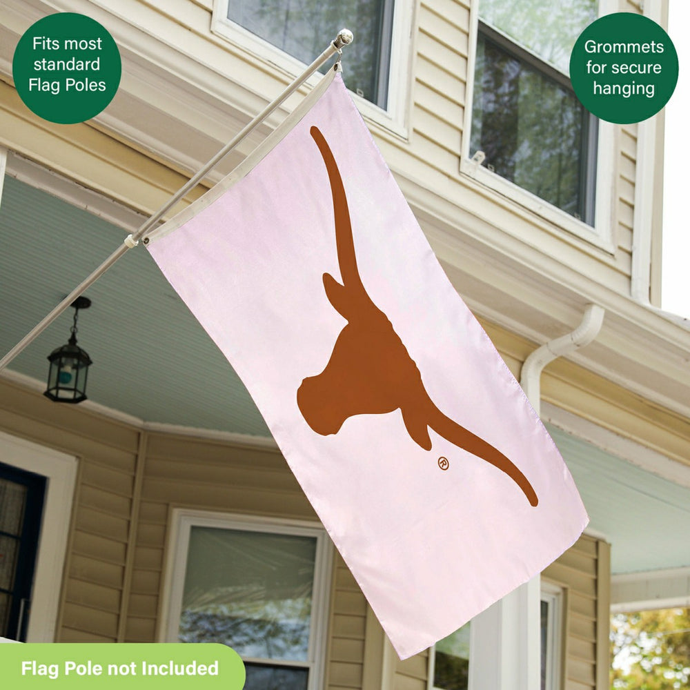 University of Texas Single Sided Flag w/ 2 Grommets, 3'x5' - Collegiate Home
