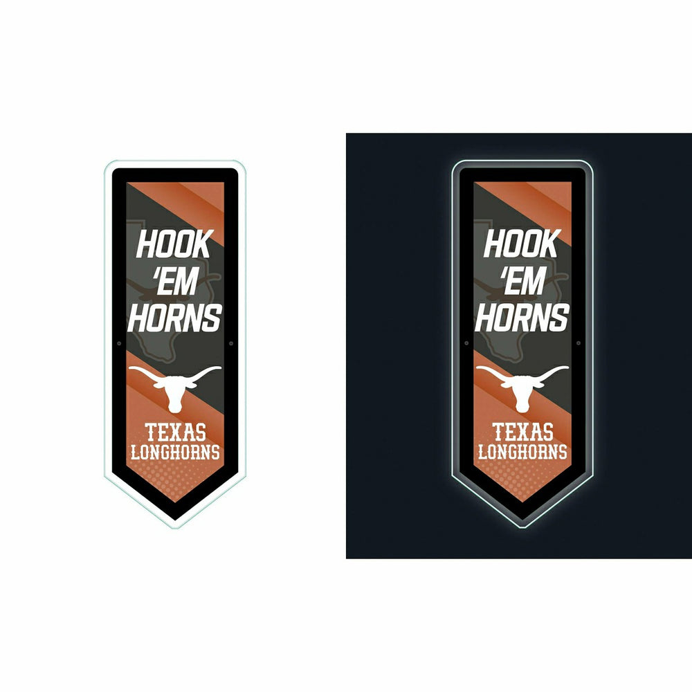 LED Wall Decor, Pennant, University of Texas - Collegiate Home