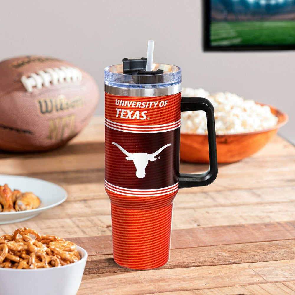 40oz Stainless Steel Canyon Cup w/ Straw, University of Texas - Collegiate Home