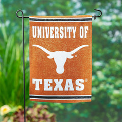 University of Texas Embossed Suede Garden Flag - Collegiate Home