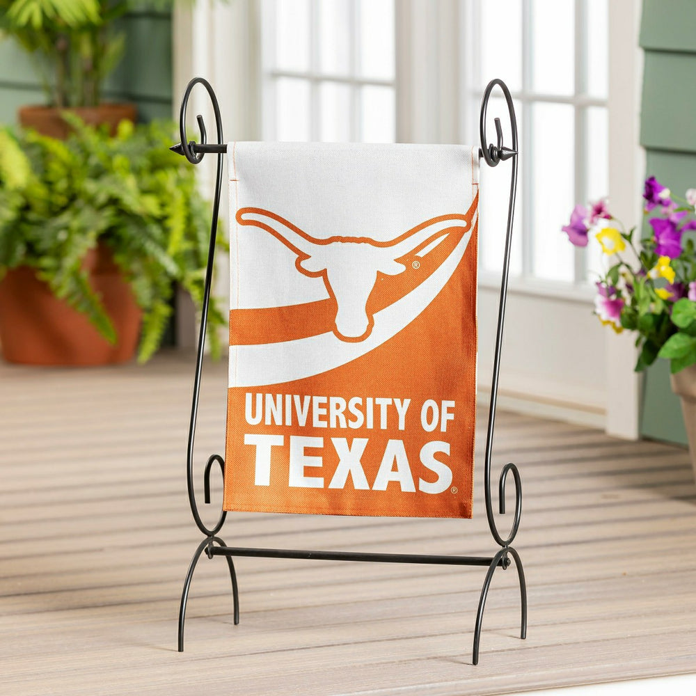 University of Texas Burlap Flag GDN Size - Collegiate Home