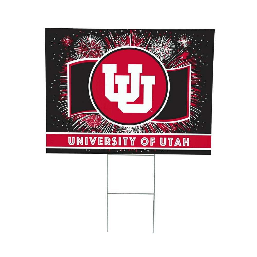 University of Utah Yard Sign, Patriotic - Collegiate Home