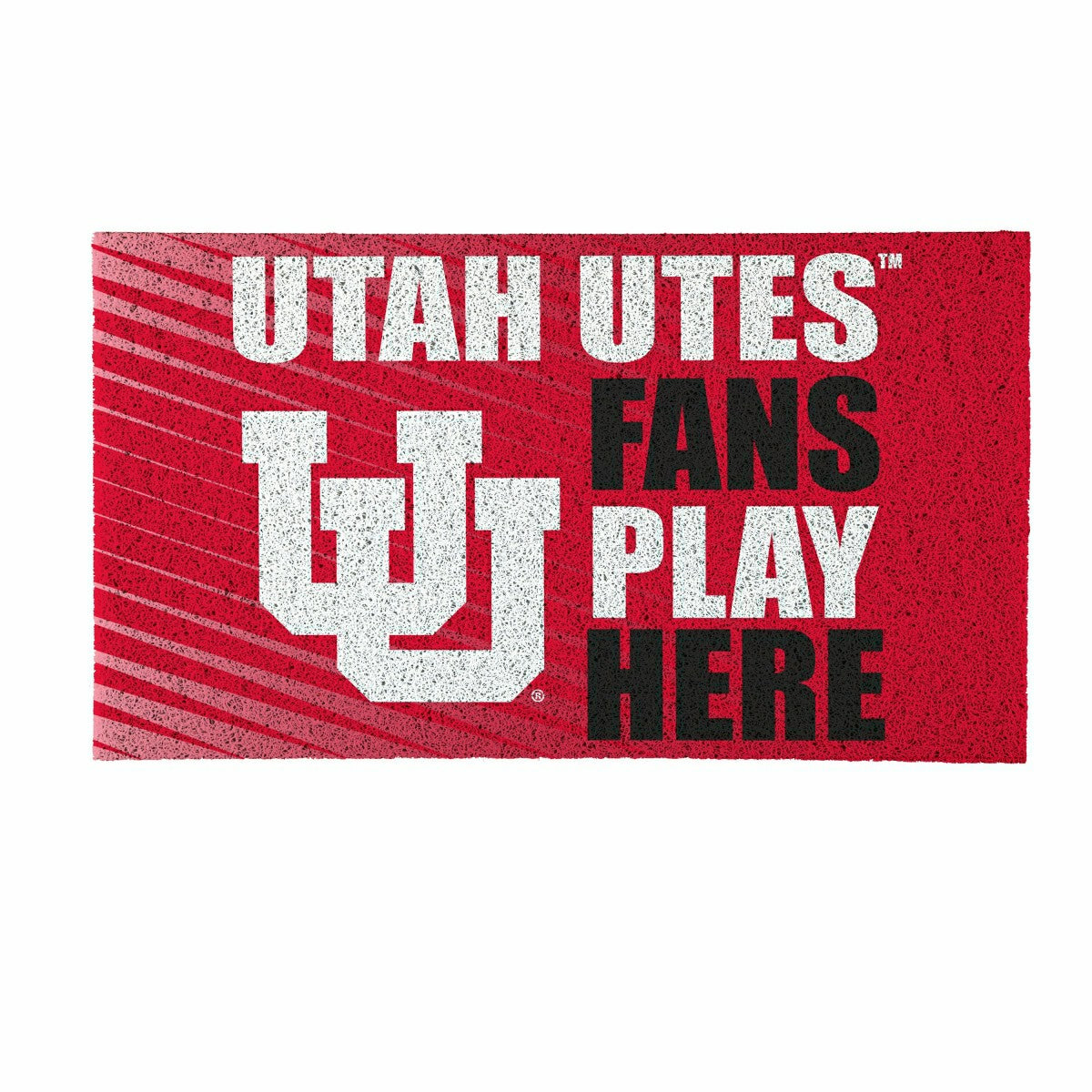 University of Utah Fan Mat, 28"x16" - Collegiate