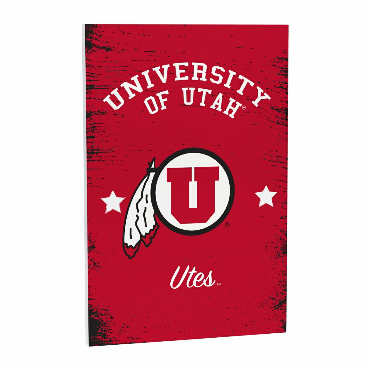 University of Utah Wood Wall Sign, 16x24 - Collegiate Home