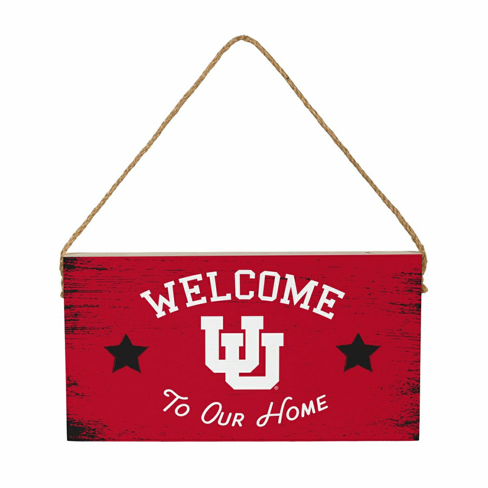 University of Utah Wood Wall Sign, 6x11 - Collegiate Home