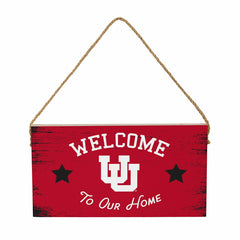 University of Utah Wood Wall Sign, 6x11 - Collegiate Home