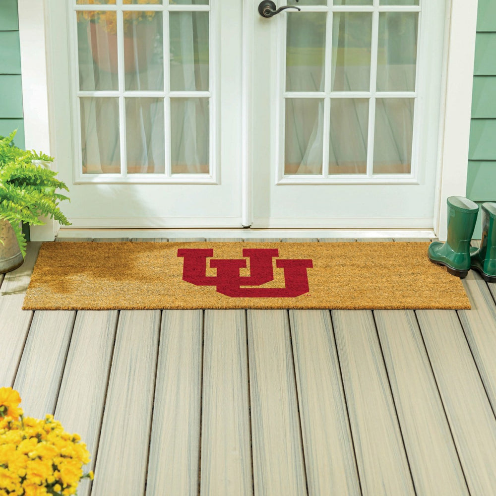 University of Utah Extra Large Full Color Coir Mat, 60"x24" - Collegiate