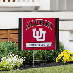 University of Utah Coroplast Yard Sign Alumni - Collegiate Home