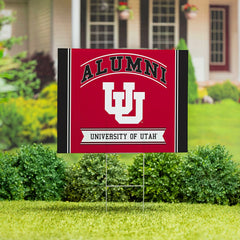 University of Utah Coroplast Yard Sign Alumni - Collegiate Home