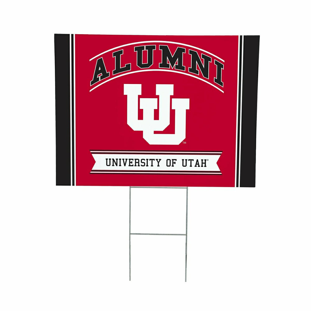University of Utah Coroplast Yard Sign Alumni - Collegiate Home