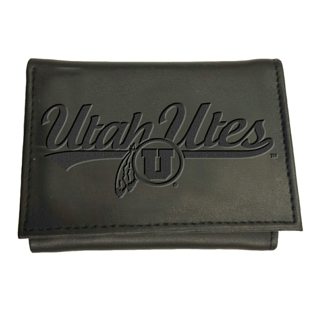 University of Utah, Tri-Fold Wallet, Black - Collegiate Home