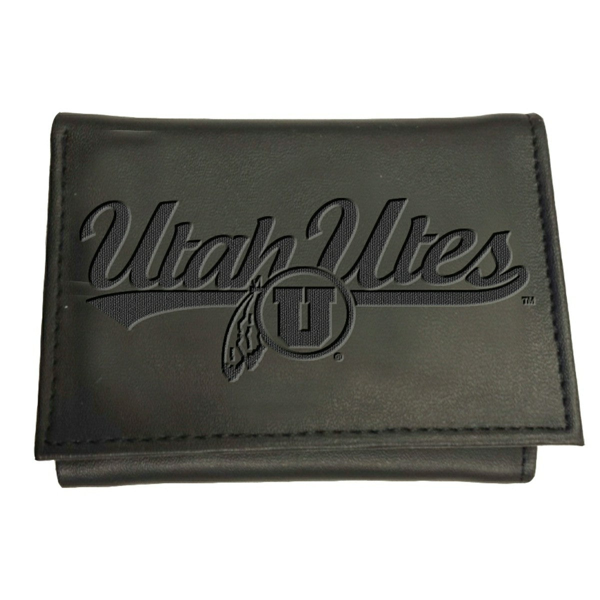 University of Utah, Tri-Fold Wallet, Black - Collegiate Home