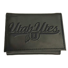 University of Utah, Tri-Fold Wallet, Black - Collegiate Home