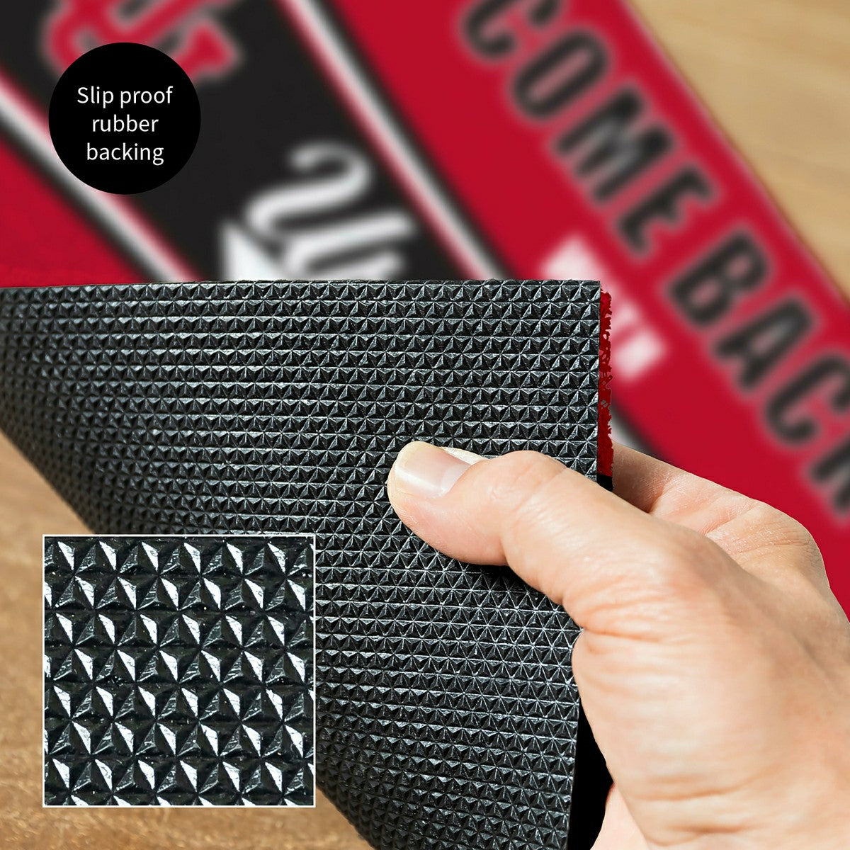 28" x 16" PVC Trapper Mat, Come Back with Tickets, University of Utah - Collegiate