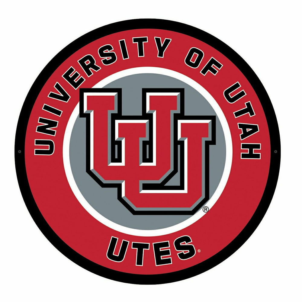 LED Wall Decor, Round, University of Utah - Collegiate Home