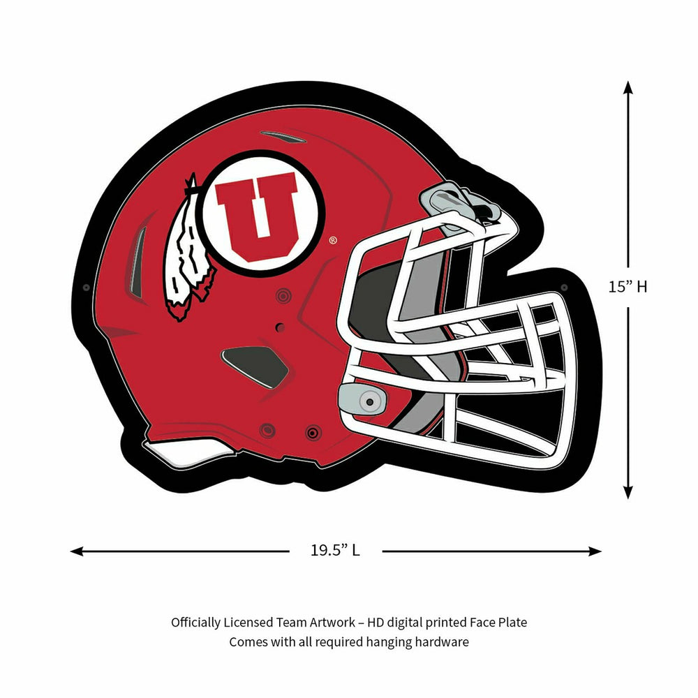 LED Wall Decor, Helmet, University of Utah - Collegiate Home