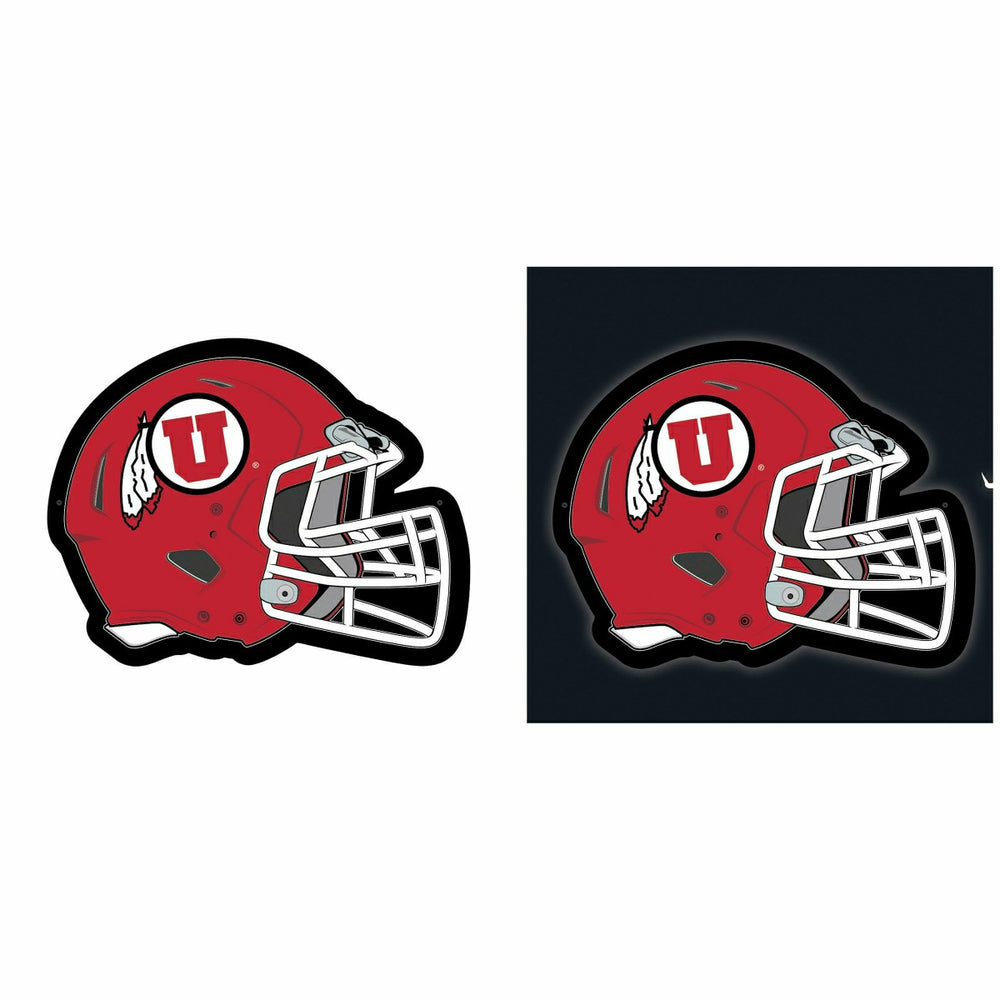 LED Wall Decor, Helmet, University of Utah - Collegiate Home