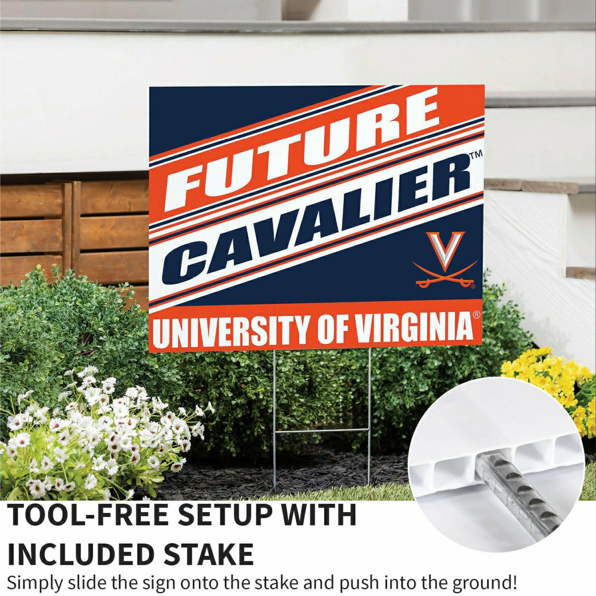 University of Virginia Coroplast Yard Sign, Future Student - Collegiate Home